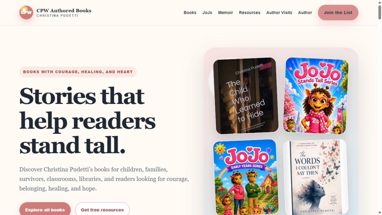 CPW Authored Books website home page